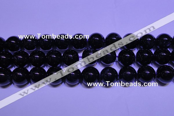 CNA575 15.5 inches 14mm round AAA grade natural dark amethyst beads