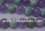 CNA653 15 inches 10mm round lavender amethyst & amazonite beads