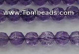 CNA68 15.5 inches 6mm faceted round natural amethyst beads