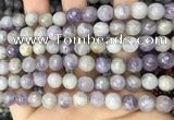 CNA687 15.5 inches 8mm faceted round lavender amethyst beads