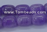 CNA716 15.5 inches 10*14mm drum lavender amethyst beads