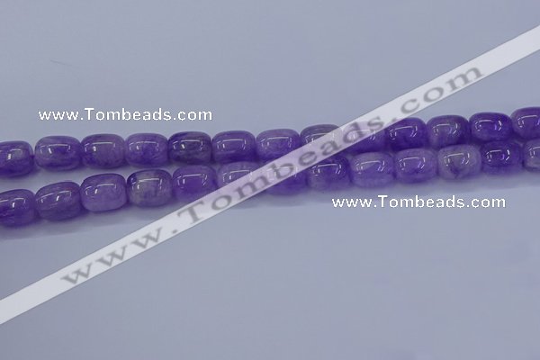 CNA716 15.5 inches 10*14mm drum lavender amethyst beads
