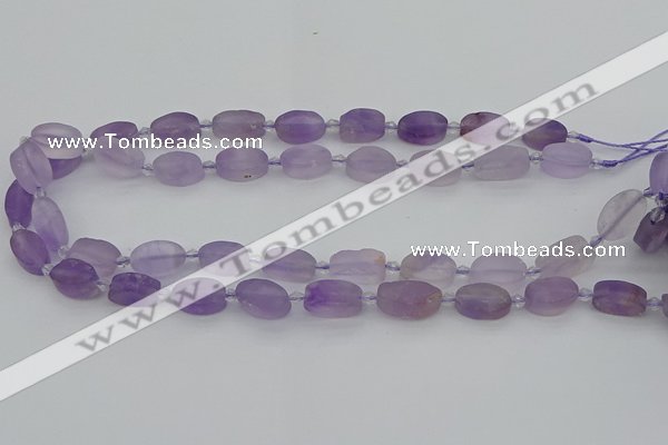 CNA722 15.5 inches 10*14mm oval amethyst gemstone beads wholesale