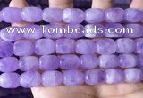 CNA785 15.5 inches 10*14mm drum lavender amethyst beads