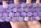 CNA786 15.5 inches 12*16mm drum lavender amethyst beads