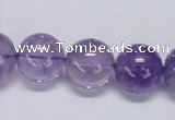 CNA805 15.5 inches 14mm round natural light amethyst beads