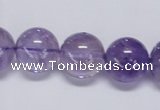 CNA806 15.5 inches 16mm round natural light amethyst beads