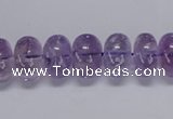 CNA810 15.5 inches 8*12mm rondelle natural light amethyst beads