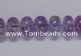 CNA810 15.5 inches 8*12mm rondelle natural light amethyst beads