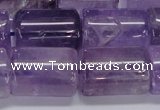 CNA815 15.5 inches 15*20mm tube natural light amethyst beads