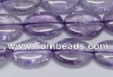 CNA832 15.5 inches 13*18mm oval natural light amethyst beads