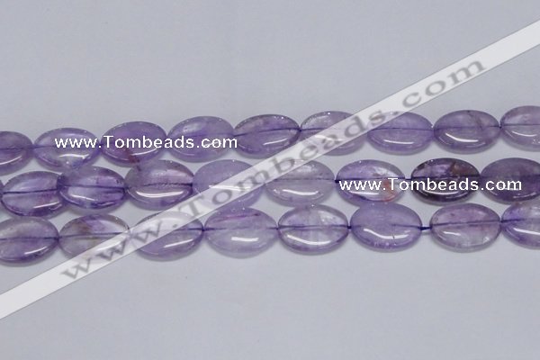 CNA835 15.5 inches 20*30mm oval natural light amethyst beads