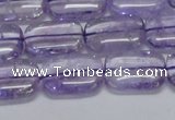 CNA850 15.5 inches 10*14mm rectangle natural light amethyst beads