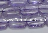 CNA851 15.5 inches 12*16mm rectangle natural light amethyst beads