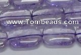 CNA852 15.5 inches 13*18mm rectangle natural light amethyst beads