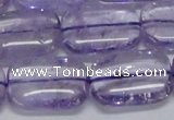 CNA853 15.5 inches 15*20mm rectangle natural light amethyst beads