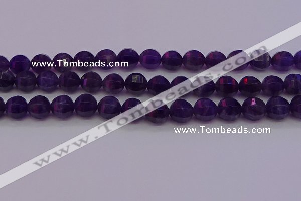 CNA934 15.5 inches 12mm pumpkin amethyst gemstone beads