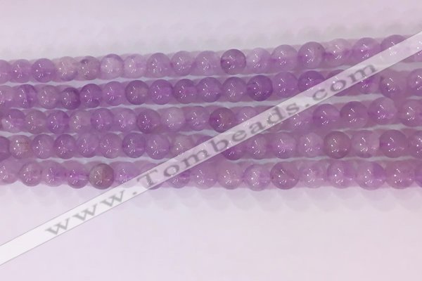CNA951 15.5 inches 5mm round natural lavender amethyst beads
