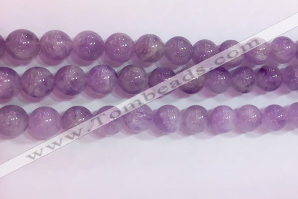 CNA955 15.5 inches 10mm round natural lavender amethyst beads