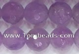 CNA964 15.5 inches 8mm faceted round natural lavender amethyst beads