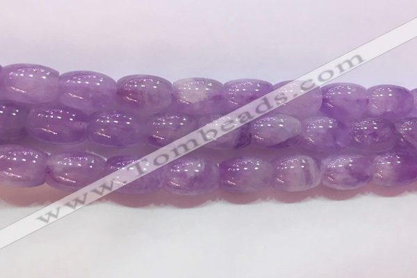 CNA976 15.5 inches 10*14mm drum natural lavender amethyst beads