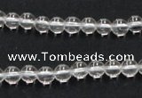 CNC01 15.5 inches 6mm round grade AB natural white crystal beads