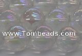 CNC204 15.5 inches 12mm round AB-color white crystal beads