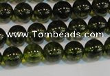 CNC430 15.5 inches 4mm round dyed natural white crystal beads