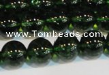 CNC443 15.5 inches 10mm round dyed natural white crystal beads