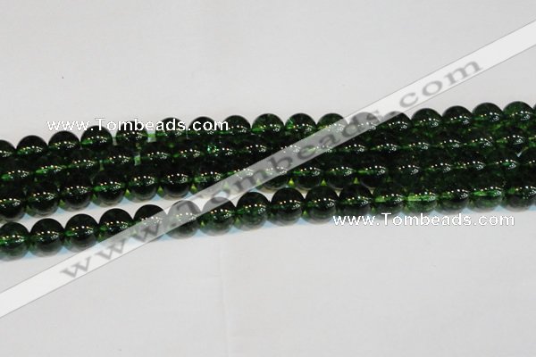 CNC443 15.5 inches 10mm round dyed natural white crystal beads