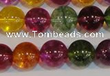 CNC454 15.5 inches 12mm round dyed natural white crystal beads