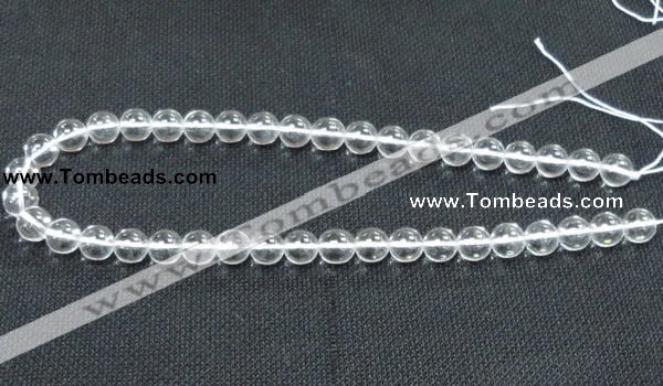 CNC59 15.5 inches 10mm round grade A natural white crystal beads