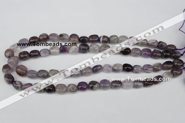 CNG04 15.5 inches 9*12mm nuggets amethyst gemstone beads