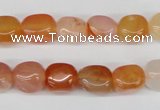 CNG06 15.5 inches 9*12mm nuggets agate gemstone beads