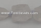 CNG1003 15.5 inches 15*25mm - 25*30mm nuggets white crystal beads