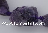 CNG1006 15.5 inches 15*25mm - 25*30mm nuggets dogtooth amethyst beads