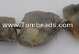CNG1011 15.5 inches 15*25mm - 25*30mm nuggets labradorite beads