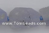 CNG1018 15.5 inches 18*25mm - 25*35mm nuggets blue chalcedony beads