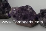 CNG1019 15.5 inches 20*25mm - 25*35mm nuggets amethyst gemstone beads