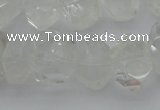 CNG1021 15.5 inches 10*14mm - 15*20mm faceted nuggets white crystal beads