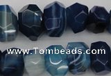 CNG1036 15.5 inches 10*14mm - 13*18mm faceted nuggets agate beads