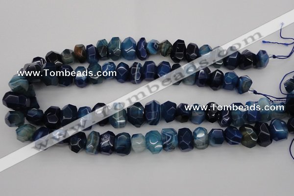 CNG1036 15.5 inches 10*14mm - 13*18mm faceted nuggets agate beads