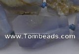 CNG1043 15.5 inches 18*25mm - 30*40mm nuggets blue lace agate beads