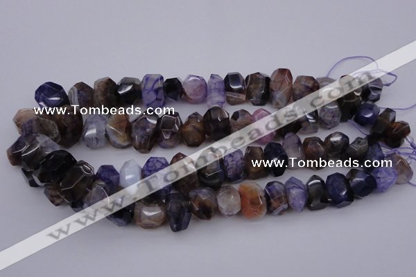 CNG1071 15.5 inches 10*14mm - 15*20mm faceted nuggets agate beads