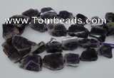 CNG1076 15.5 inches 18*25mm - 35*40mm nuggets amethyst beads