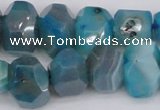 CNG1078 15.5 inches 10*14mm - 15*20mm faceted nuggets agate beads