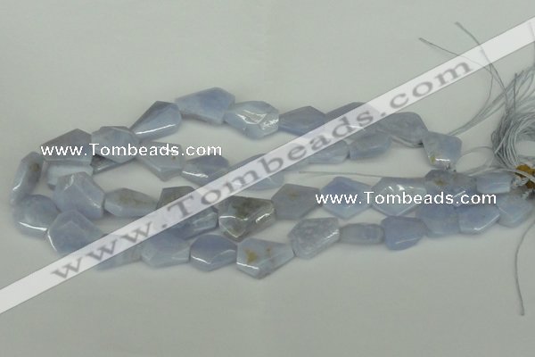 CNG1084 15.5 inches 15*20mm - 20*25mm freeform blue lace agate beads