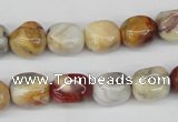 CNG11 15.5 inches 9*12mm nuggets agate gemstone beads