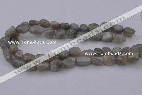 CNG1108 15.5 inches 10*14mm - 12*16mm nuggets moonstone beads