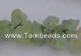 CNG1120 15.5 inches 8*12mm - 13*18mm nuggets green rutilated quartz beads